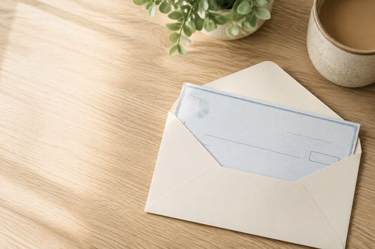 I Got a Cheque in the Mail Today—Just for Shopping Online Busybee Creates