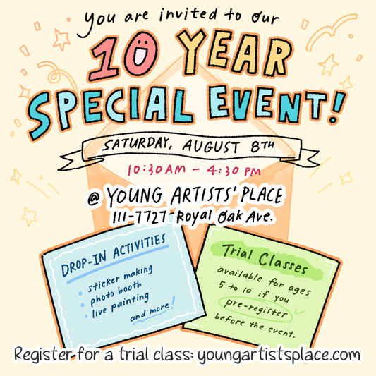 A Hidden Creative Gem in Burnaby: Celebrate 10 Years with Young Artists' Place Busybee Creates