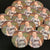 40th Birthday Party Ideas, Custom Favors Button Pins,  Milestone Birthday Party Photo Pins - 15 pieces +