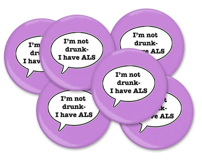 ALS Button Pin - ALS Awareness Thank You Gifts - Busybee Creates