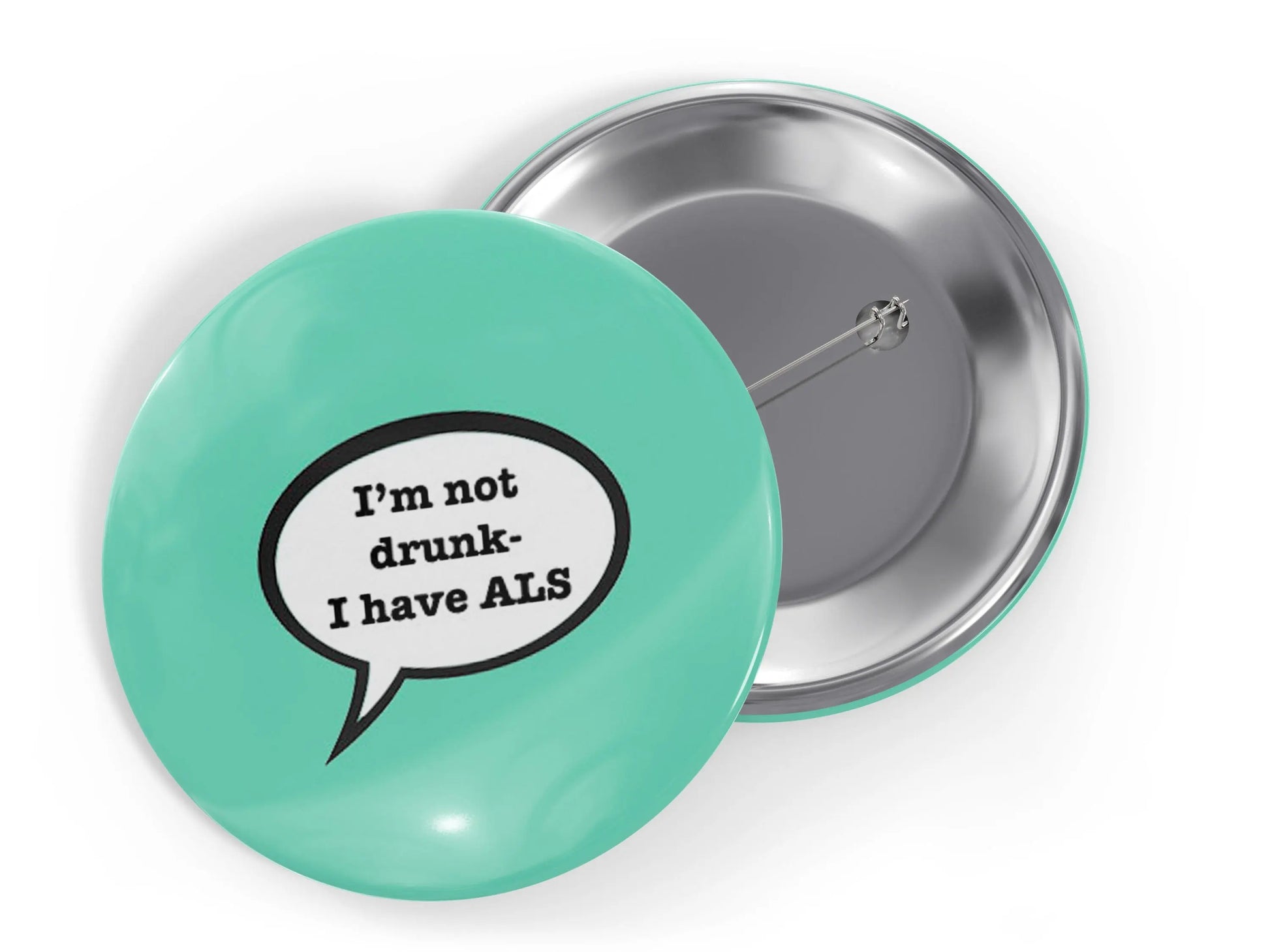 ALS Button Pin - ALS Awareness Thank You Gifts - Busybee Creates