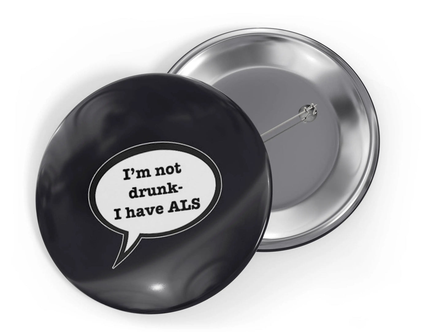 ALS Button Pin - ALS Awareness Thank You Gifts - Busybee Creates