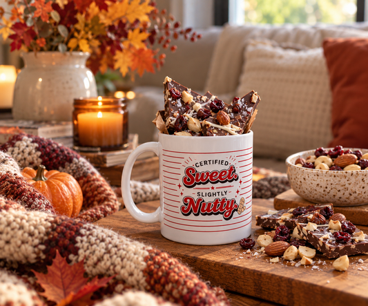 Certified Sweet, Slightly Nutty Mug – Funny 11 oz Coffee Mug Busybee Creates