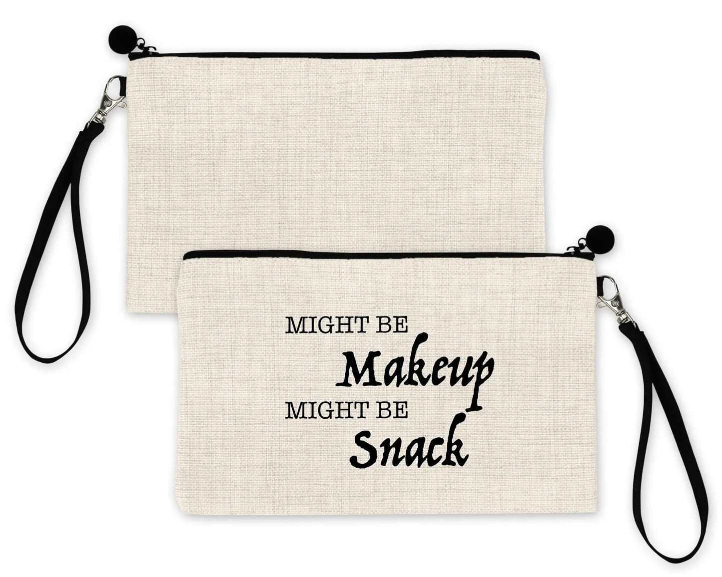 Custom Bridesmaid Proposal with Name, Bride Squad Wedding Gift Makeup Bag - Busybee Creates