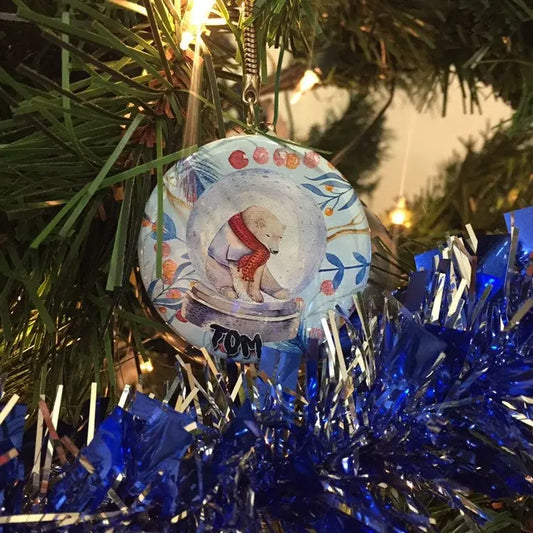 Custom Christmas Ornament - Personalized Gifts Keychains Gift Tags - 10 pieces - Busybee Creates