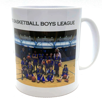 Custom  Coach Appreciation Coffee Mug - Unique Photo Gifts for Sports Dad  - 11 oz. - Busybee Creates