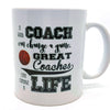 Custom  Coach Appreciation Coffee Mug - Unique Photo Gifts for Sports Dad  - 11 oz. - Busybee Creates