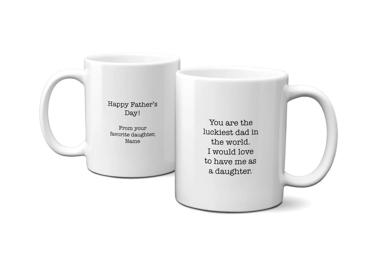 Custom Dad Gifts 11oz Coffee Mug - Funny Dad Gift - Busybee Creates