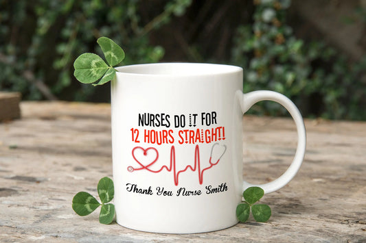 Custom Funny Mug for Nurse - Gag Gift for Medical Staff - Busybee Creates