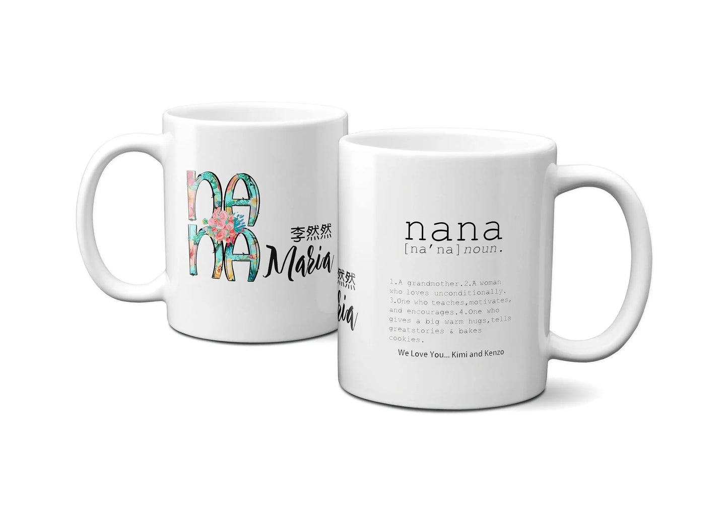 Custom Grandma Coffee Mug - Gift for Nana - Busybee Creates