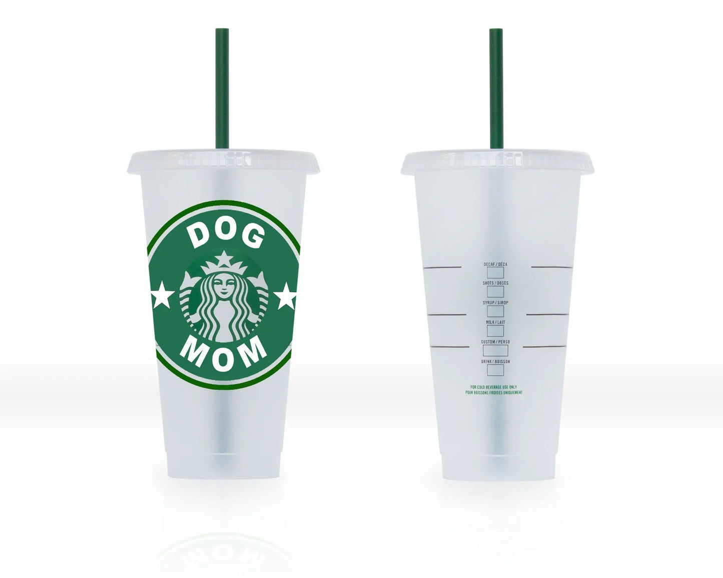 Custom Mom Starbucks Cold Tumbler, Venti Size Reusable Cup 24 oz - Busybee Creates