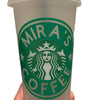 Custom Mom Starbucks Cold Tumbler, Venti Size Reusable Cup 24 oz - Busybee Creates