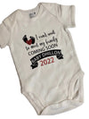 Custom Onesies for Newborn, Pandemic Baby Shower Gift ideas, Personalized Bodysuit Gift for New Parents - Busybee Creates