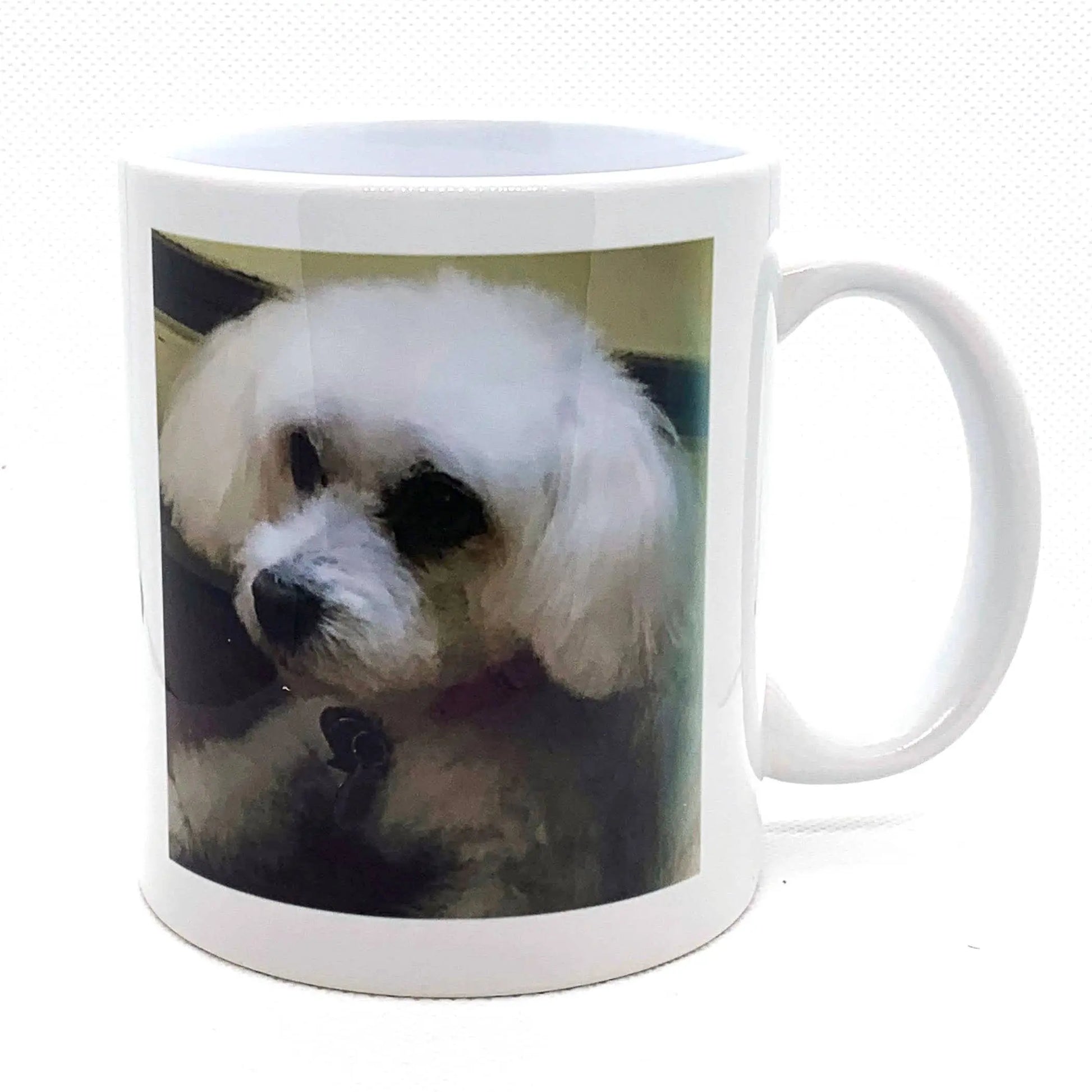 Custom Pet Photos Memorial Gift for Dog Mom, Dog Lover Gift Coffee Mug - 11 oz. - Busybee Creates