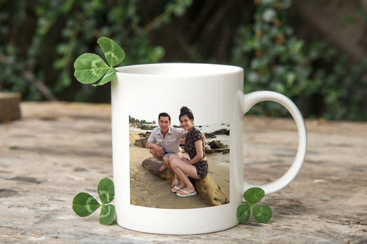 Custom Photo Mug Unique Gifts for Dad - 11 oz. - Busybee Creates