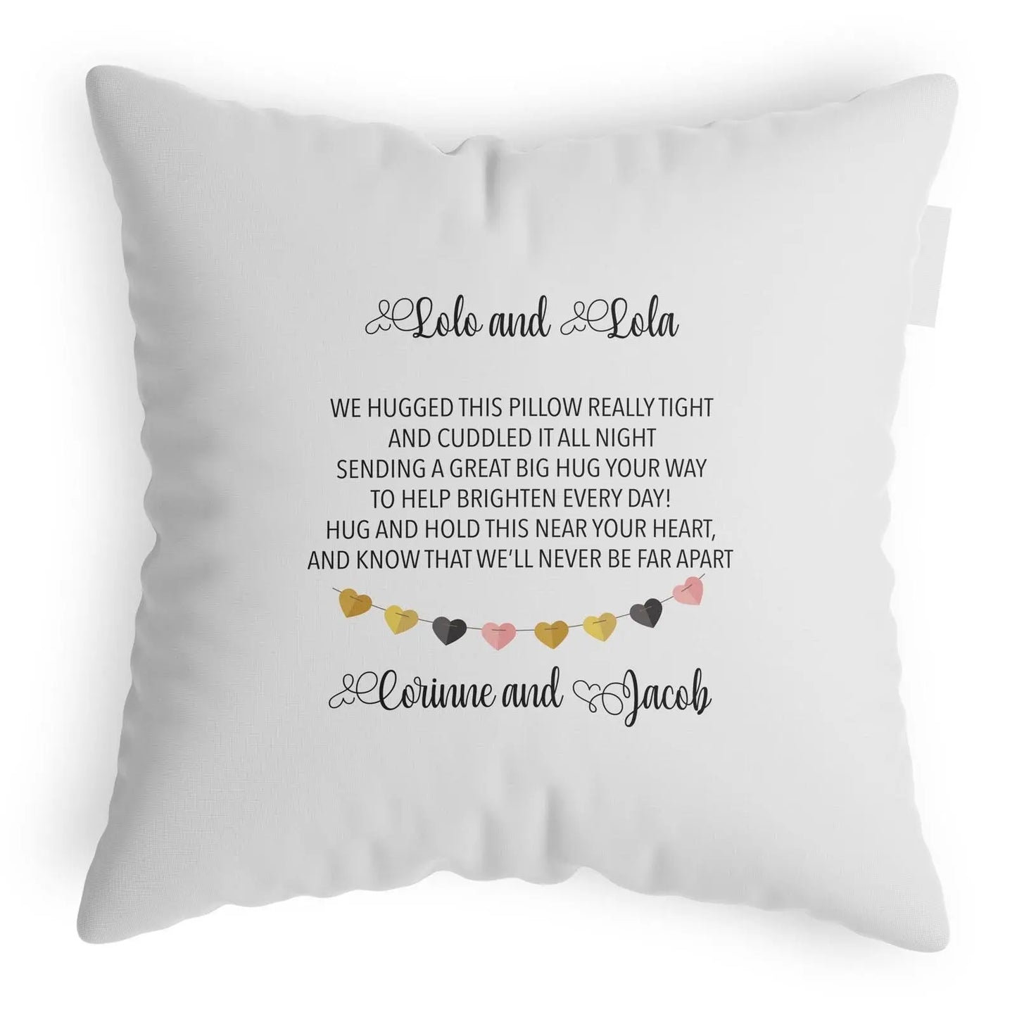 Custom Pillowcase Gift for Grandparents Gift for Christmas, Custom Keepsake Pillow Gift Idea - Busybee Creates