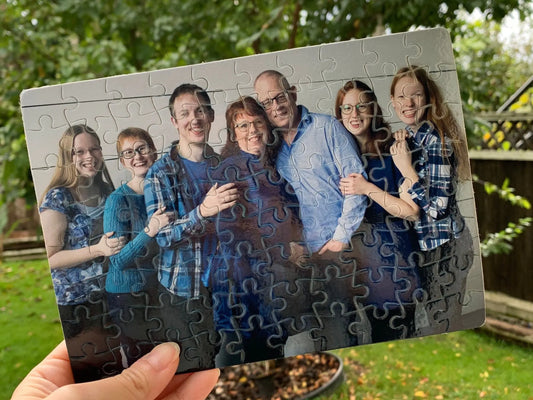 Custom Puzzle Family Gift Ideas, Personalized Gift Jigsaw Puzzle - Busybee Creates