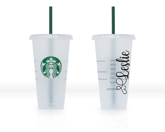 Custom Starbucks Reusable Cup, Cold Tumbler, Venti 24 oz - Busybee Creates