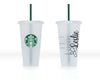 Custom Starbucks Reusable Cup, Cold Tumbler, Venti 24 oz - Busybee Creates