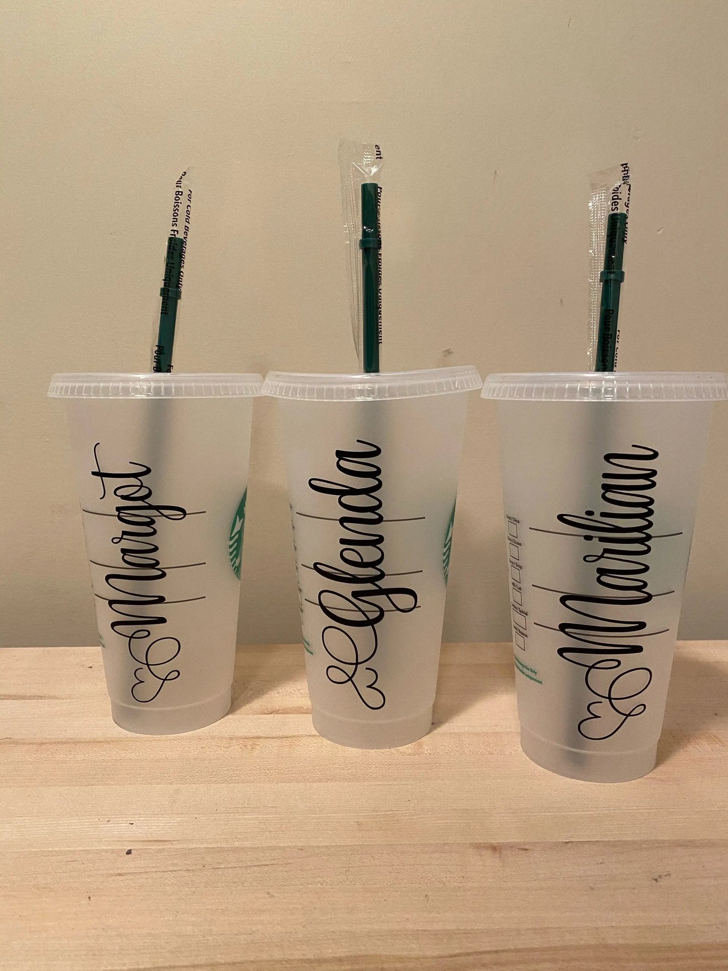 Custom Starbucks Reusable Cup, Cold Tumbler, Venti 24 oz - Busybee Creates