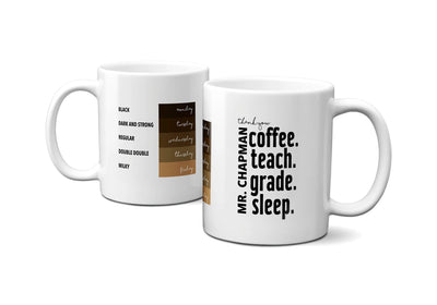 Custom Teacher Appreciation Gifts Coffee Mug, Thank You Gift for Teachers A+ - Busybee Creates