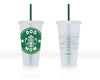 Dog Mom Starbucks Cold Tumbler, Venti Size Reusable Cup 24 oz - Busybee Creates