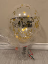 Gold Confetti Balloon Gift Basket for Coffee Lover, Custom Inspired Gift Ideas - Busybee Creates