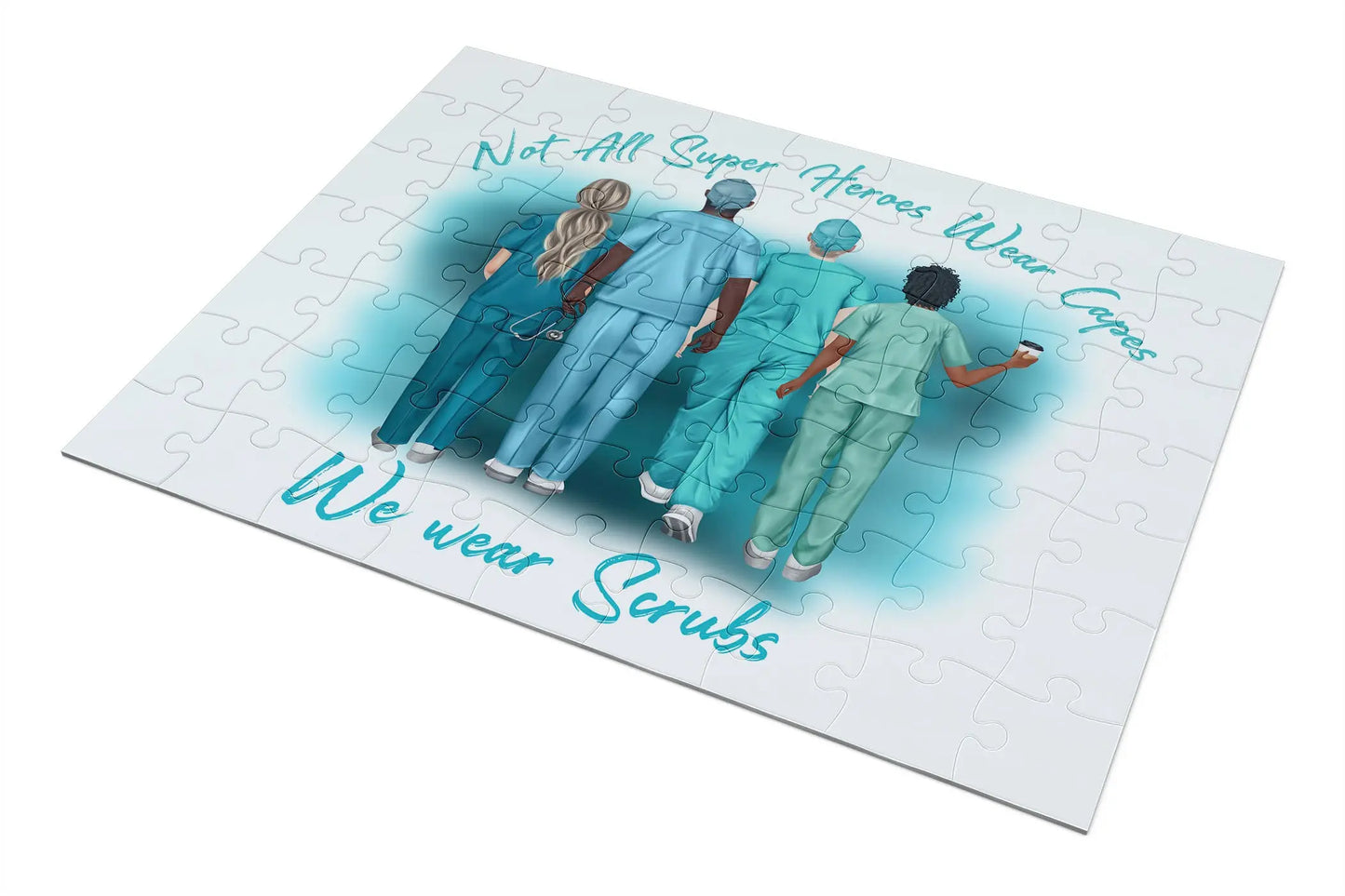 Modern Heroes - Nurse Medical Doctor Heroes Puzzles - Thank You Gifts - Busybee Creates