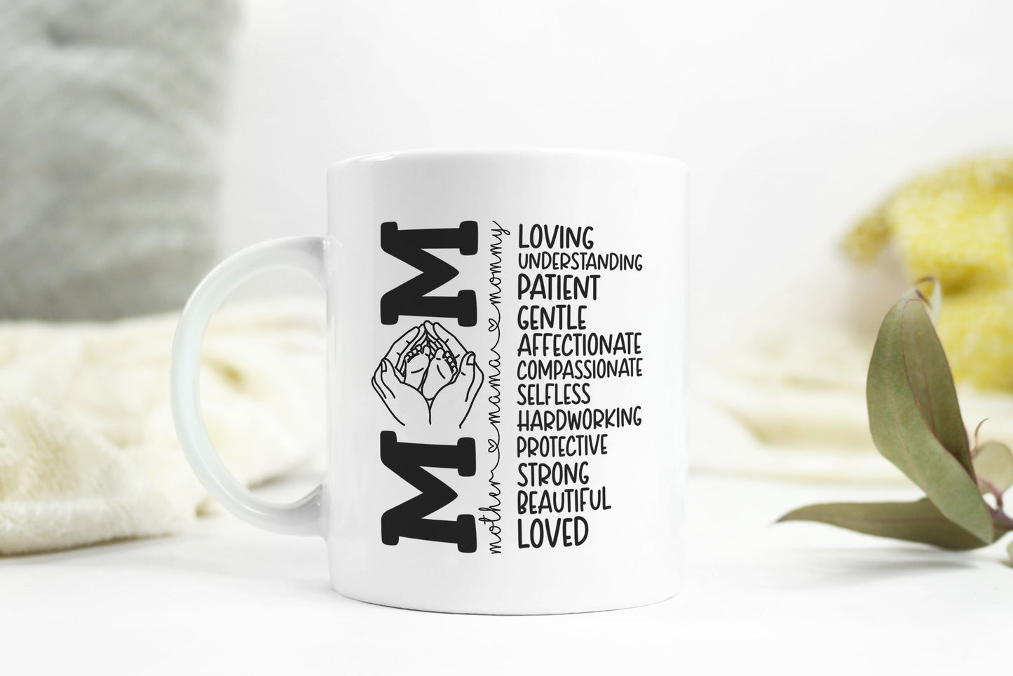Mom Definition Mug Gift Ideas, Gift for Mother - 11 oz. Busybee Creates