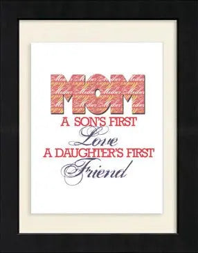 Mom: A Son's First Love, A Daughter's First Friend Printable - Mother's Day Gift - Motherhood Print at Home Gifts - DIGITAL FILE - Busybee Creates