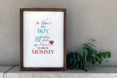 Mom: A Son's First Love, A Daughter's First Friend Printable - Mother's Day Gift - Motherhood Print at Home Gifts - DIGITAL FILE - Busybee Creates