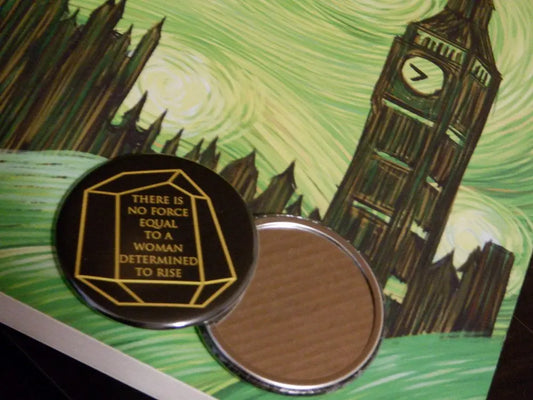 No Force equal... Button Pocket  Mirror Favors - 10 pieces - Busybee Creates