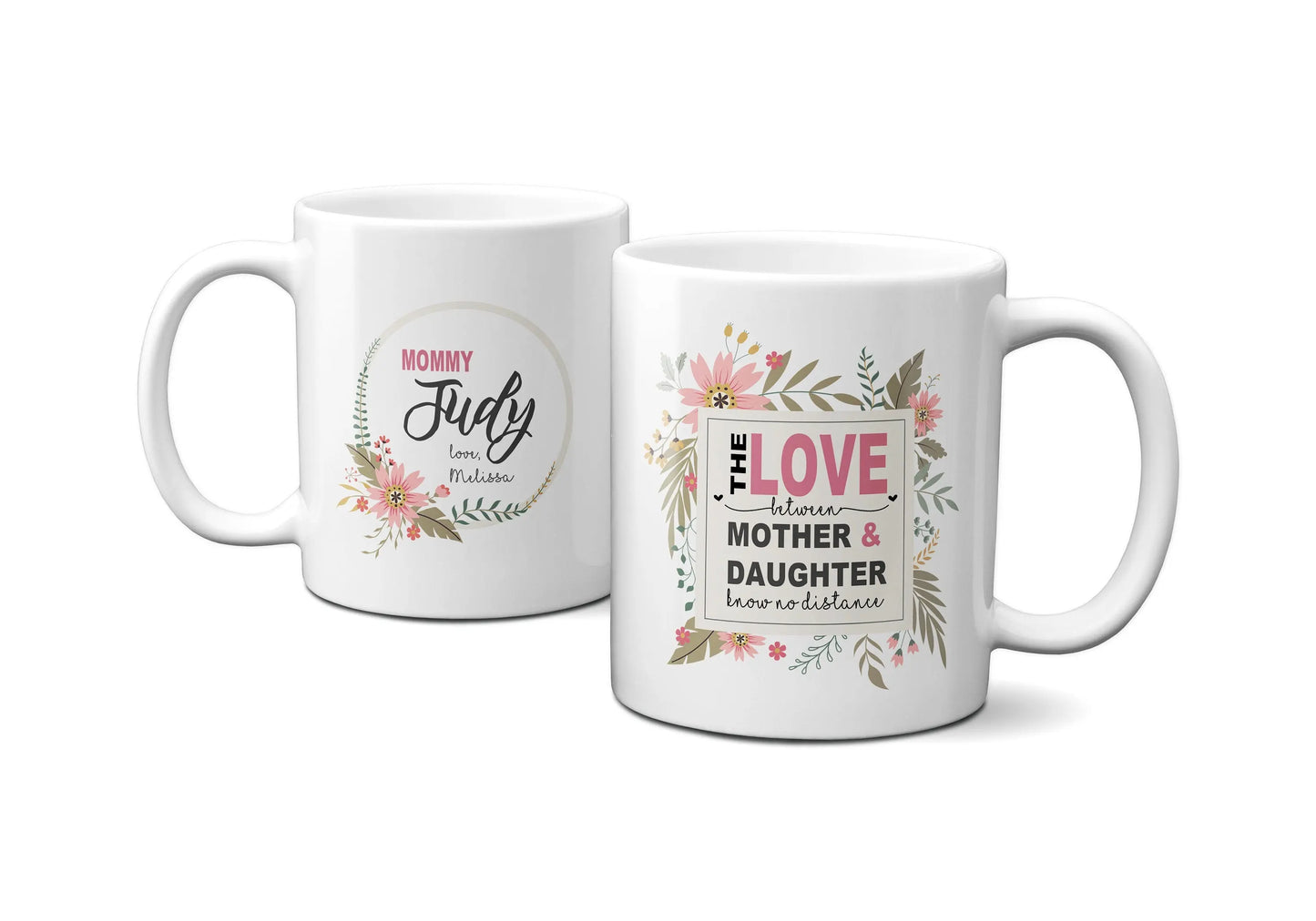 Personalise This is Us Gift for Family, Custom Ceramic Mug Set,  Personalize Mug Family Gift - 3 pieces + - Busybee Creates