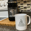 Personalized Monogram Mug for Mom - Coffee Lovers Gift Home Decor - Ceramic Mug - 11 oz. - Busybee Creates