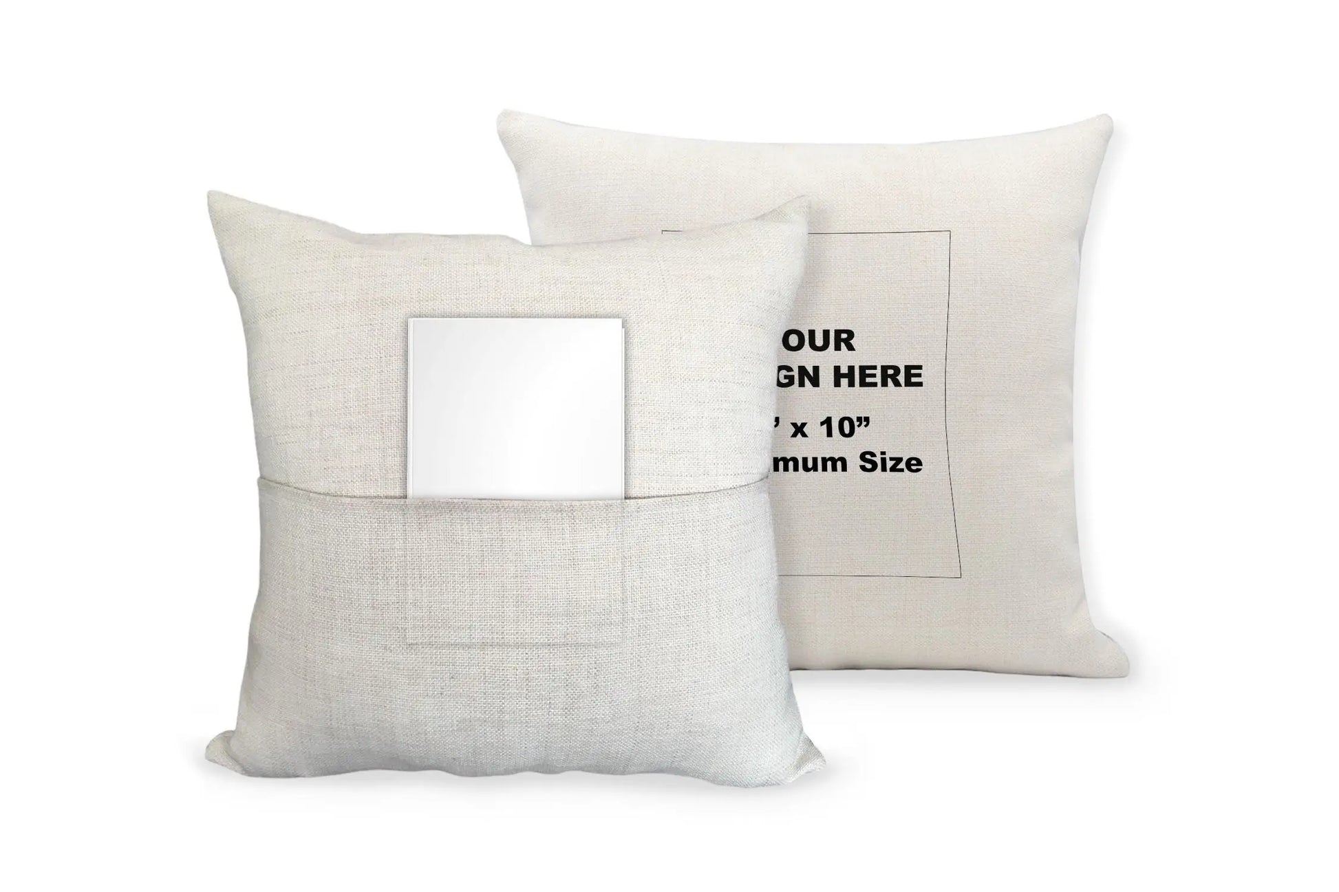 Personalized Pillowcase for Home, Custom Throw Pillow case with Pouch, Gift Ideas for New Home Owner - Busybee Creates