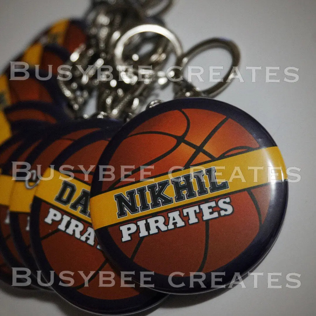 Personalized Sports Photo Buttons, Custom Pins - 10+ - Busybee Creates