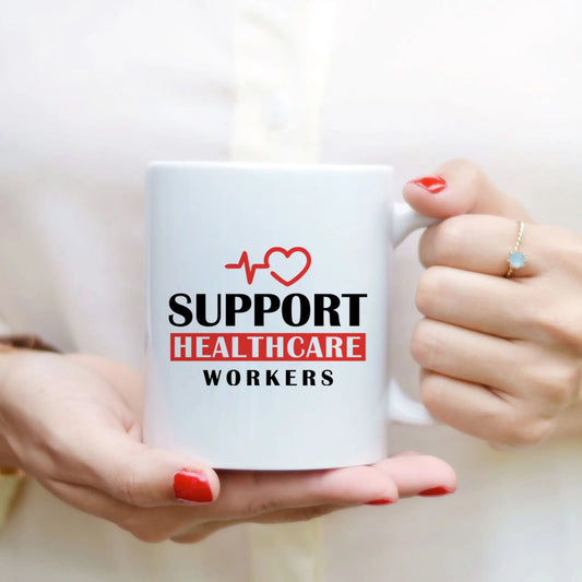 Support Healthcare Workers Mug - Busybee Creates