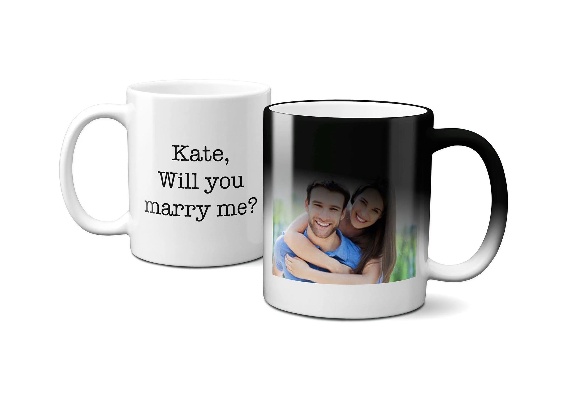 Unique Proposal Gifts ideas - Personalized Color Changing Mug 11 oz. - Busybee Creates