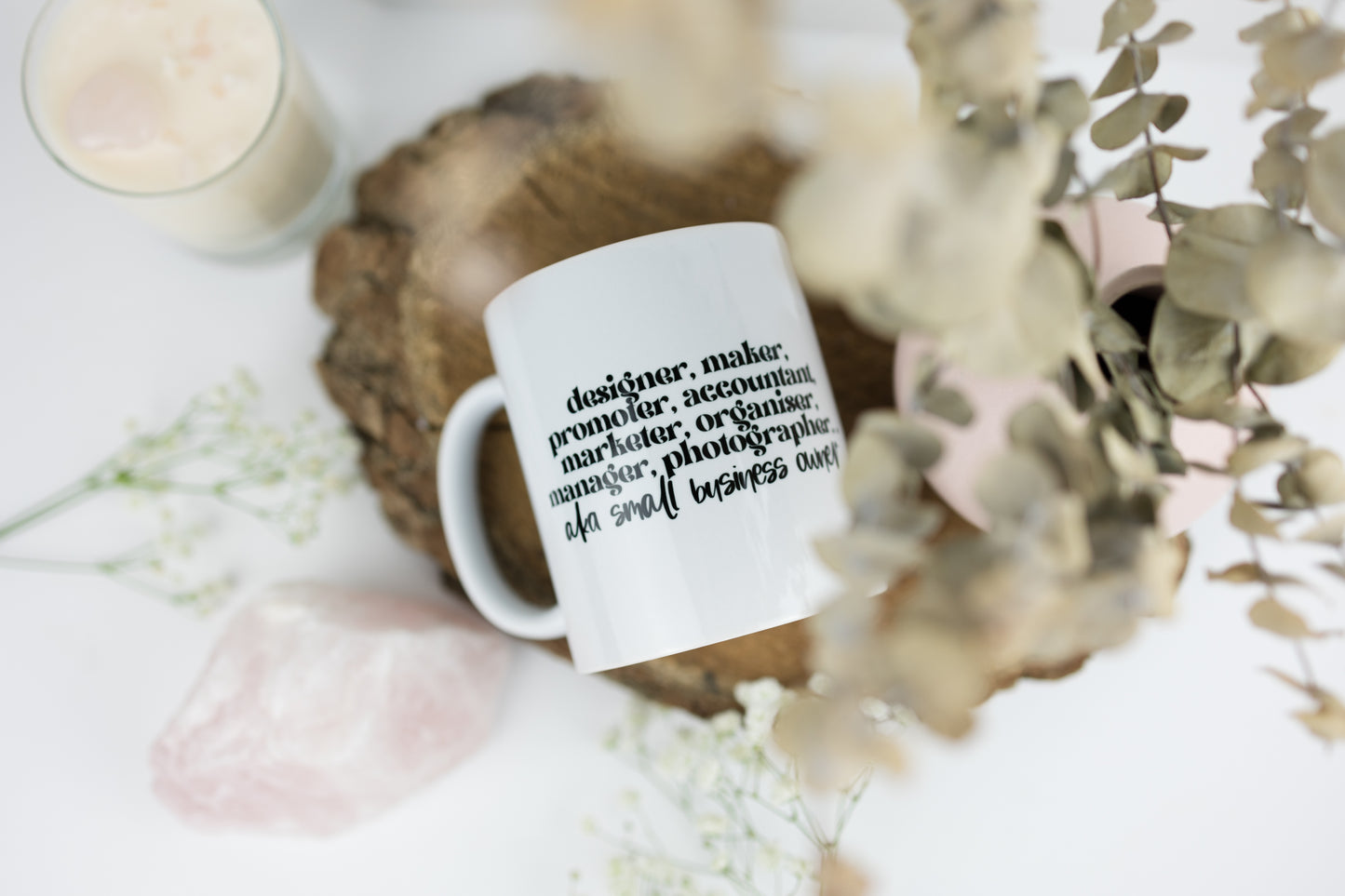 Motivational mug for business owners Small Business Owner Gift, Female Boss Mug 11 oz. Busybee Creates