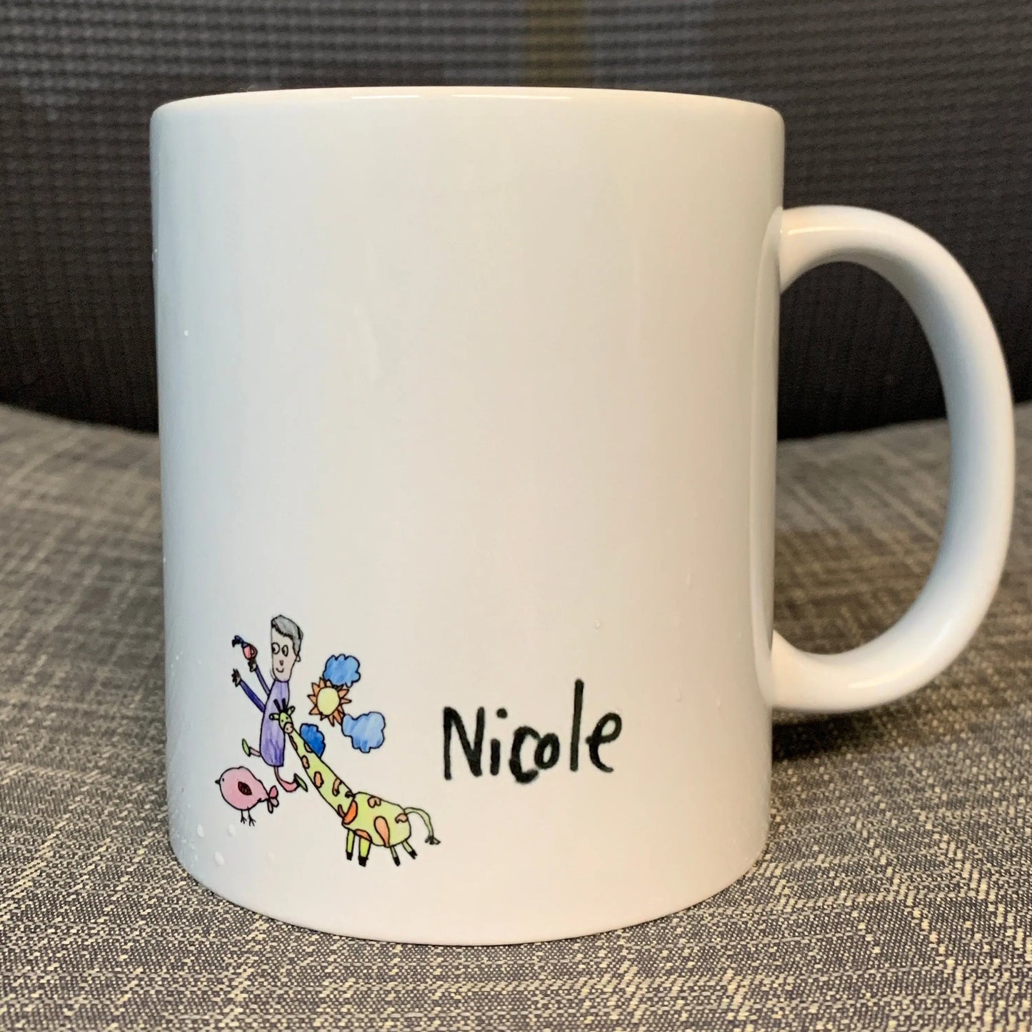 Custom Artwork on a Mug, Coffee Mug Gift Ideas by Kid,  Personalized Gift for Parents - 11 oz.