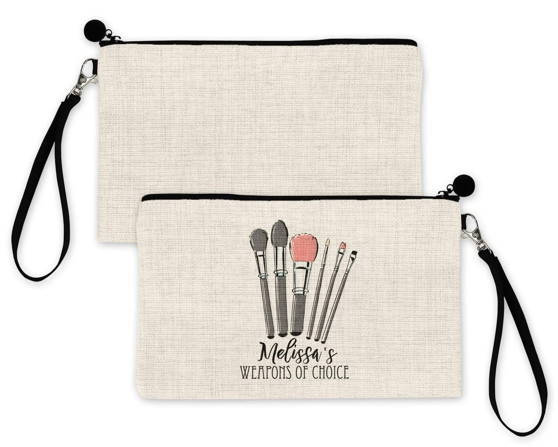 Female Empowered Bag Organizer with Name, Gift Ideas Pouch for Girl Boss