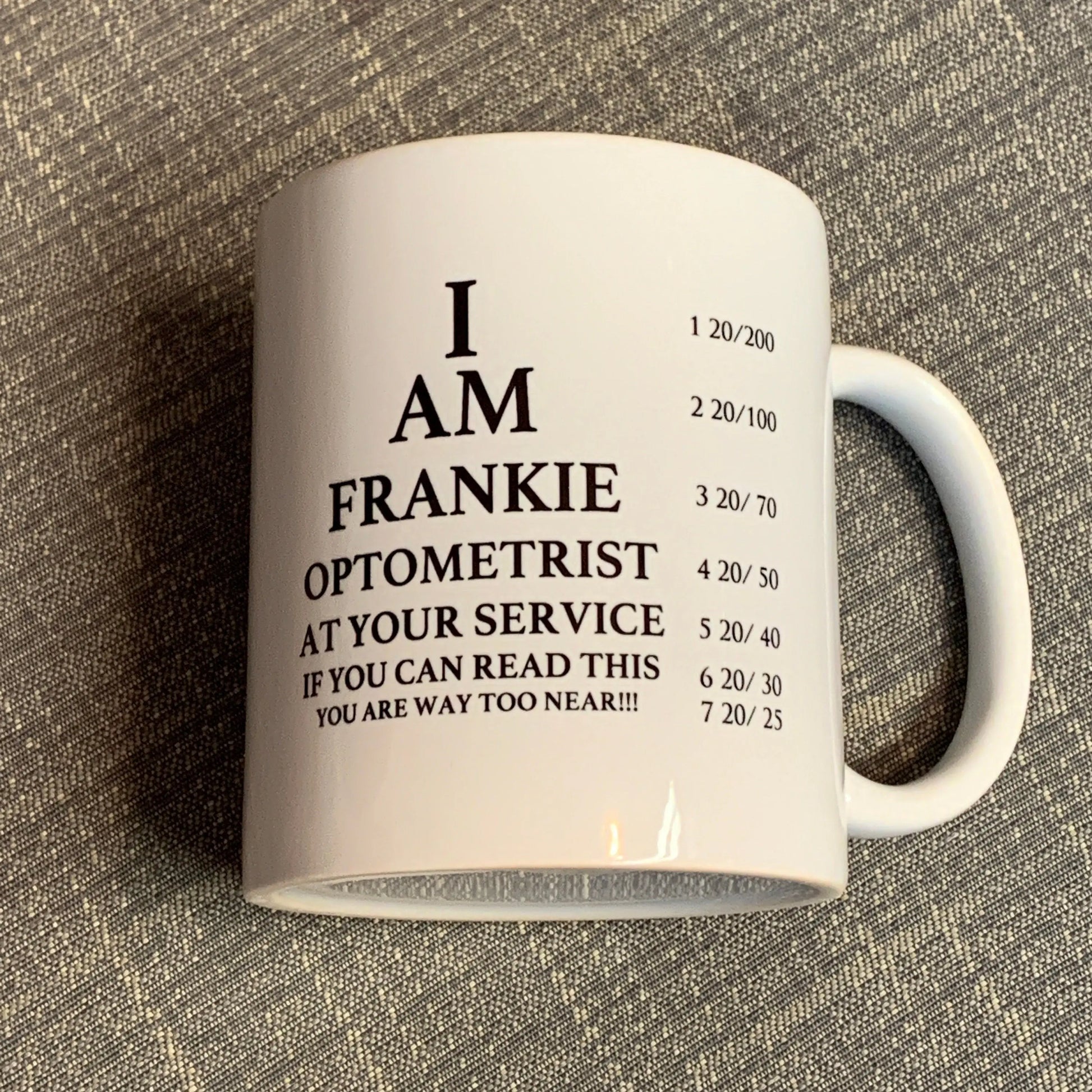 Optometrist Gift Custom Mug, Personalized Gifts for Optician Graduates, Future Doctor Gift Idea - 11 oz.