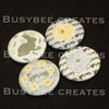 Easter Basket Art Crafts - Spring #1 Pack of 4 Flair Buttons Decor - Easter Favor for Kids Gift