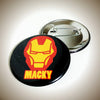 Custom Superhero Party Theme Favors Gifts for Him Button Pins - 2.25" 10 pieces - Busybee Creates