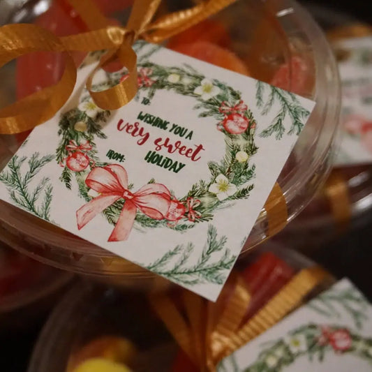 Personalized Sweet Treat  Homemade Goods Tags - Custom Wreath Tags Printable - Instant Download