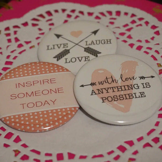 Valentines Day Live Love Laugh Inspirational Quotes - Valentine Treats Gifts for Her - Valentine&#39;s Day Gift for Kids