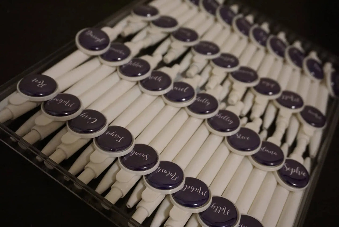 Custom Guest Book Alternative Button Pens Favors for Couples  - 2/set - Busybee Creates