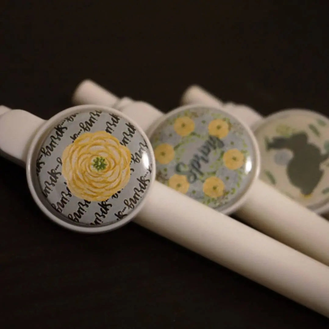 Coffee Inspired Custom Pen Gifts - Set of 5 - Busybee Creates