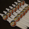 Custom Basketball  Button Pens- 10 pieces - Busybee Creates