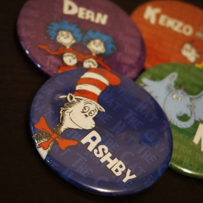 Personalized Dog Inspired Mini Button Pins (3/ set)  - 5 sets